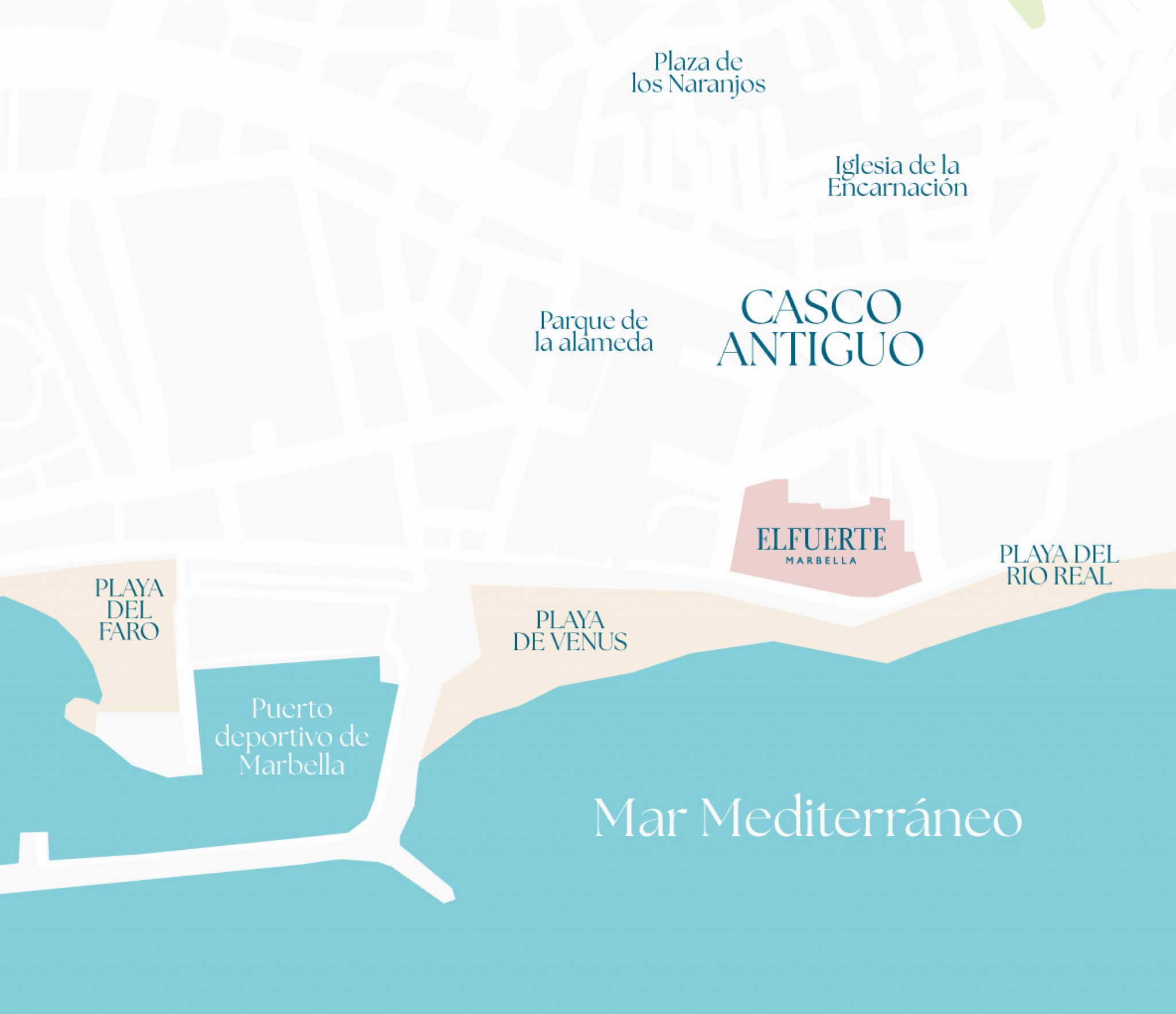 Mapa de ubicación El Fuerte Marbella